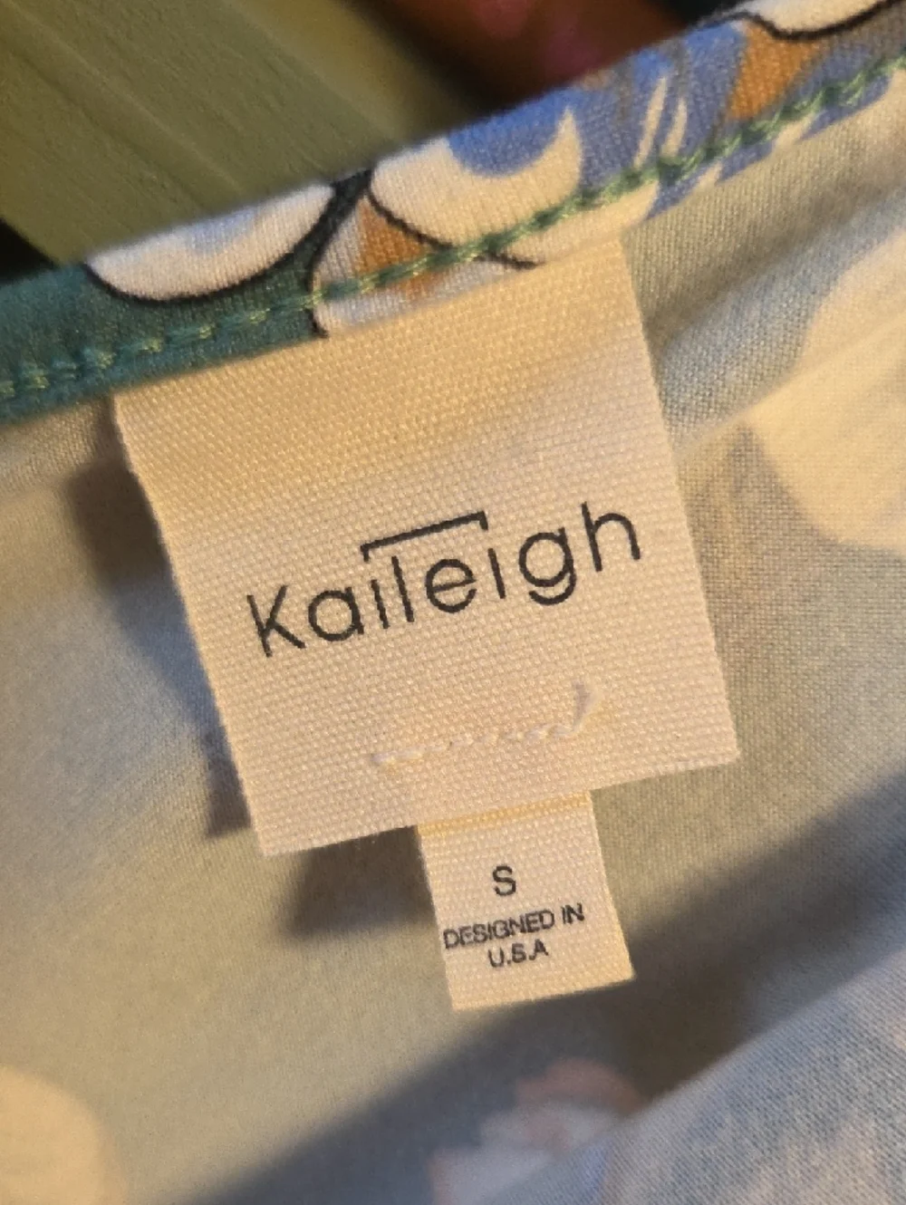 Kaileigh Green Floral Wrap Midi Dress - Picture 3 of 4